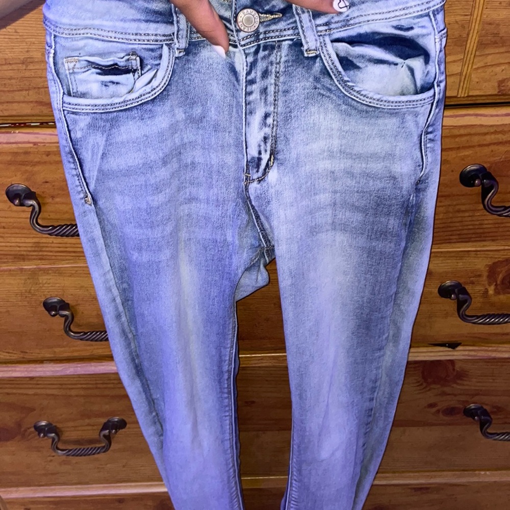 Washed Blue jeans